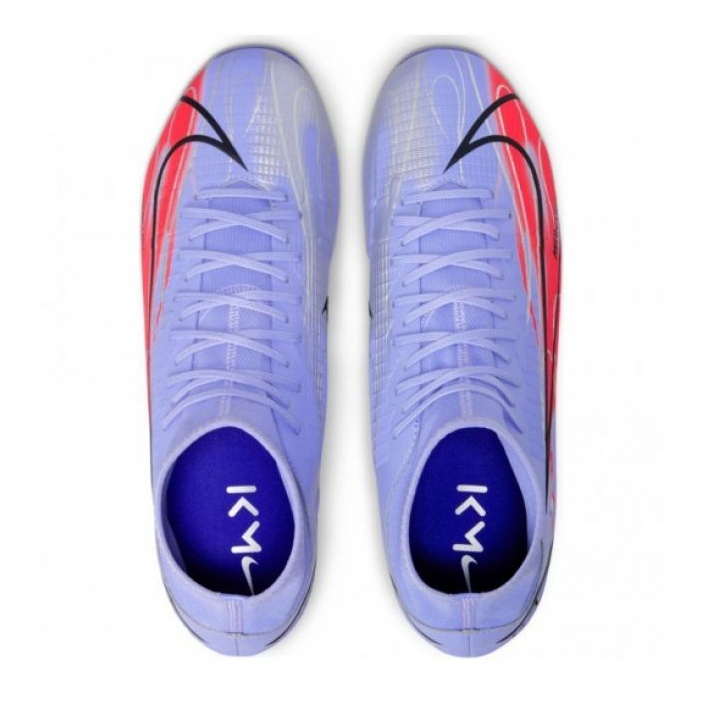Nike Mercurial Superfly 8 Academy Km FG / MG M DB2857 506 jalkapallokengät musta, violetti, punainen ruusuja ja violetteja 1