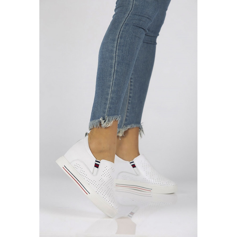 Nahkakengät Filippo DP1356 / 22 Wh valkoinen 1