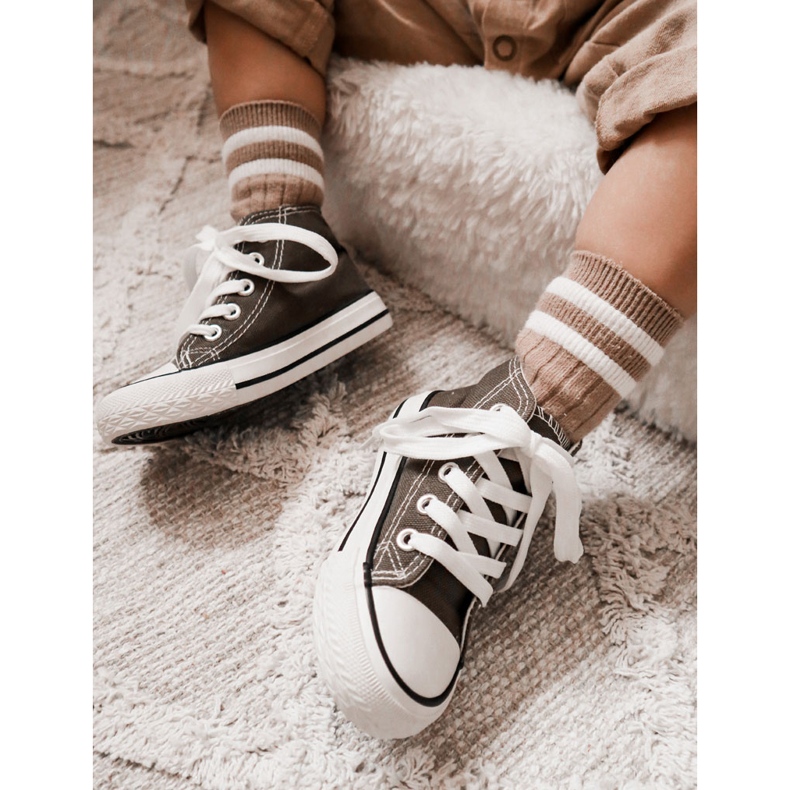 Lasten korkeat tennarit Khaki Filemon vihreä 1