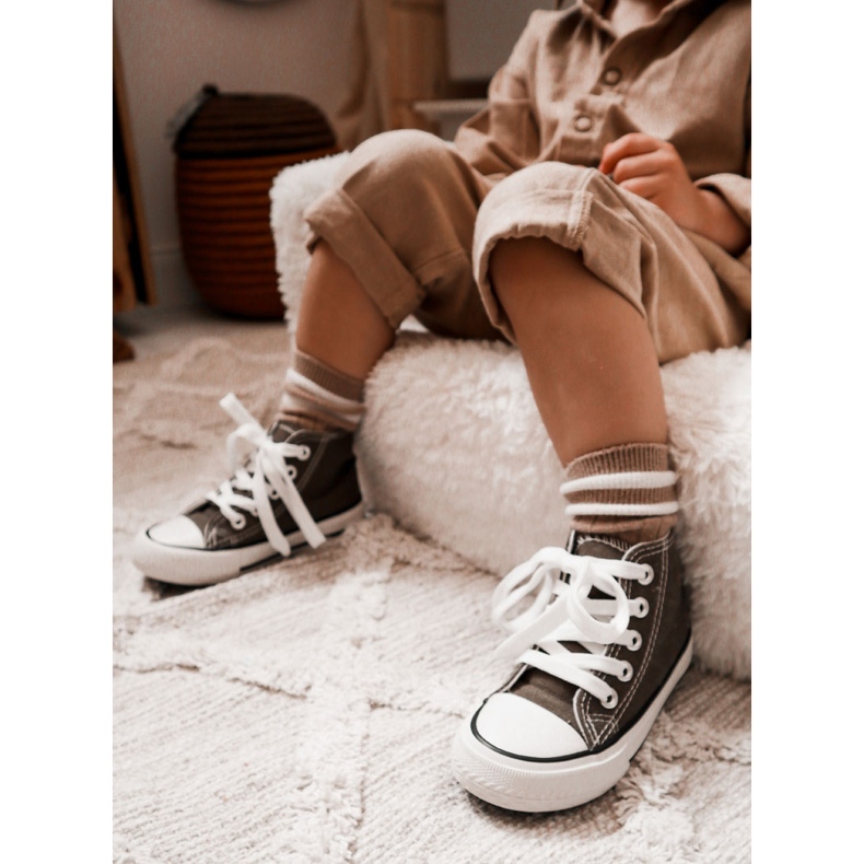 Lasten korkeat tennarit Khaki Filemon vihreä 2