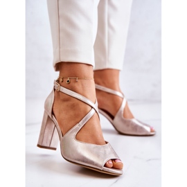 Sergio Leone Nahkasandaalit Golden Lorita Barissa kultainen 2