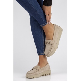 Nahkahousut Filippo DP3334 / 22 Beige 1