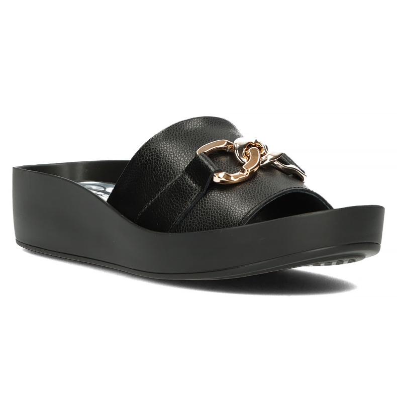 Nahkaiset tossut Filippo DK3590 / 22 Bk mustat 3