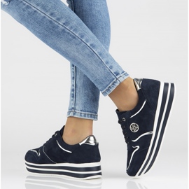 Nahkalenkkarit Filippo DP3682 / 22 Nv laivastonsininen 1