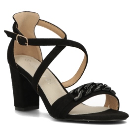 Filippo DS3665 / 22 Bk mustat sandaalit 1