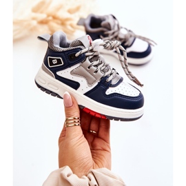 Lasten korkeat urheilukengät tummansininen Bruce 1