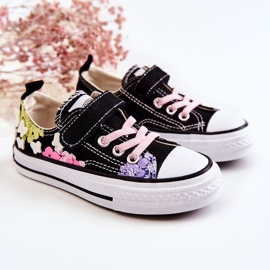 PA1 Lasten tennarit Kangasprintti Black Buster musta 1