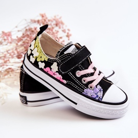 PA1 Lasten tennarit Kangasprintti Black Buster musta 2