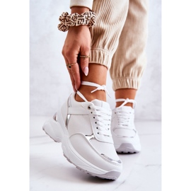 PG1 Naisten kiiltävät urheilukengät kiilalla, valkoinen aktiviteetti hopea 1