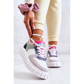 PS1 Naisten urheilukengät, valkoinen-harmaa Florentine vihreä 2