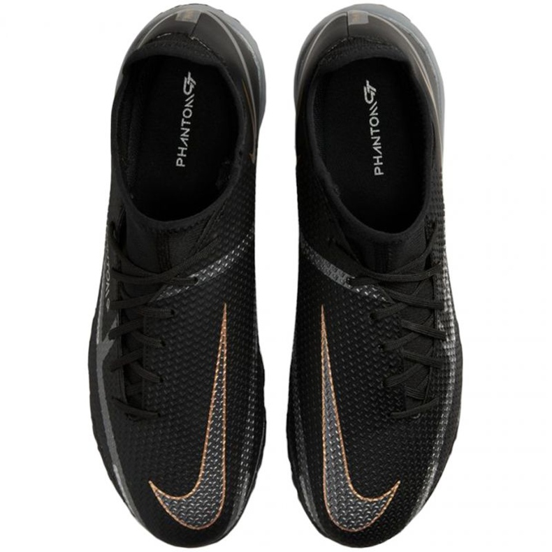 Nike Phantom GT2 Academy Df Tf DC0802 008 jalkapallokengät musta musta 1