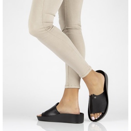 Nahkaiset tossut Filippo DK2059 / 22 Bk musta 1