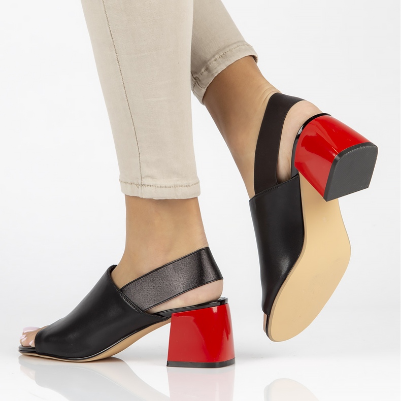 Nahkasandaalit Filippo DS3729 / 22 Bk musta 1