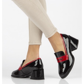 Nahkapumput Filippo DP3727 / 22 Bk musta punainen 2