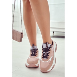 Naisten tennarit, urheilukengät Big Star JJ274577 vaaleanpunainen 2