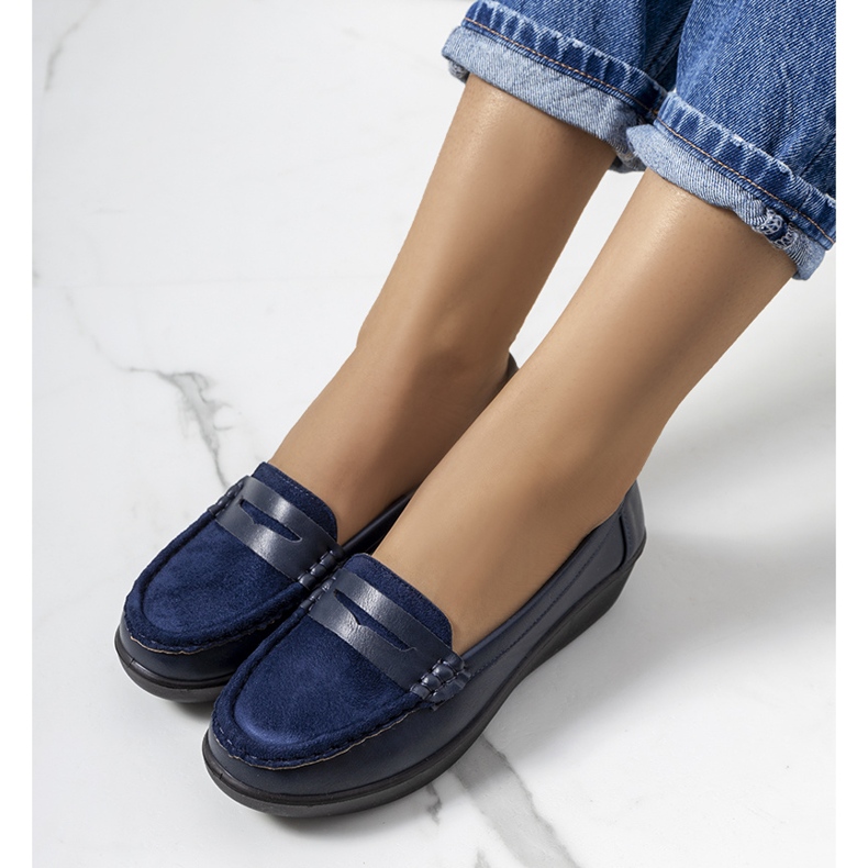 Tummansiniset loaferit Dinsmore-kiilassa tummansininen 1