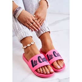 Naisten tossut Lee Cooper LCW-22-42-1000 Neon Pink vaaleanpunainen 2