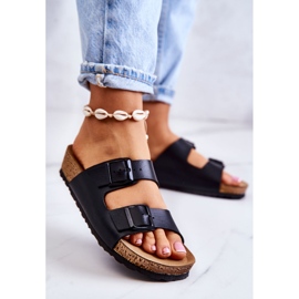 Naisten tossut soljet Inblu NM000028 musta 2