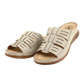Evento Naisten flip flops, jossa on avoimia tapahtumia 22SD98-4536 harmaa kuvio 3