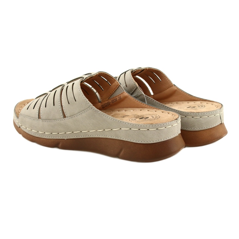 Evento Naisten flip flops, jossa on avoimia tapahtumia 22SD98-4536 harmaa kuvio 6