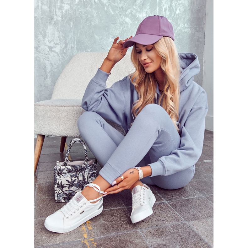 Cross Jeans Naisten tennarit, sidottu ristikkofarkut JJ2R4038C valkoinen 1