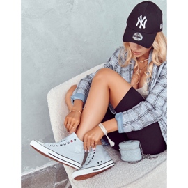 Naisten korkeat tennarit Big Star JJ274209 Siniset sininen 2