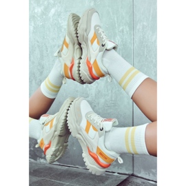 Naisten urheilukengät Big Star JJ274A411 Valkoinen ja beige 1