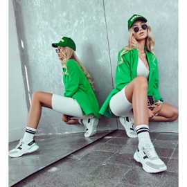 Naisten urheilukengät Big Star JJ274A412 Valkoinen ja musta sininen 2