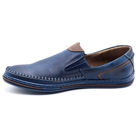 Polbut Miesten kengät Loaferit 09 tummansininen 1