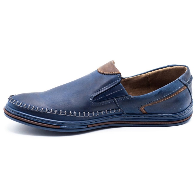 Polbut Miesten kengät Loaferit 09 tummansininen 1