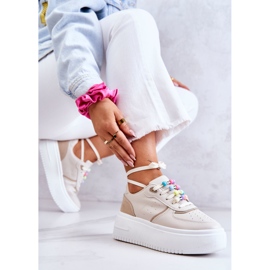 PS1 Naisten Sidotut urheilukengät Tennarit Beige Manila 1