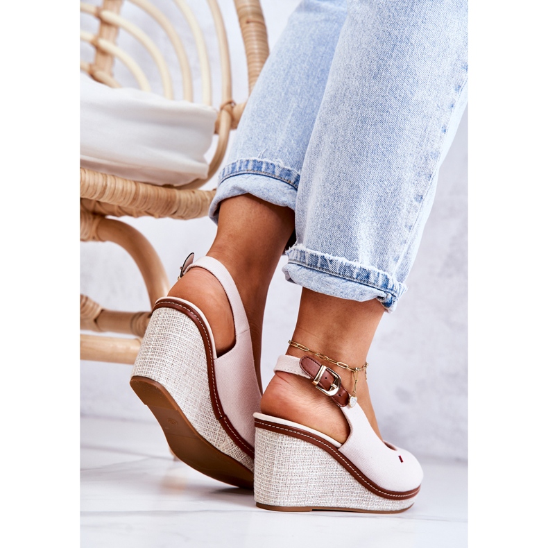 PS1 Naisten mukavat sandaalit soljella beige Thallas 1