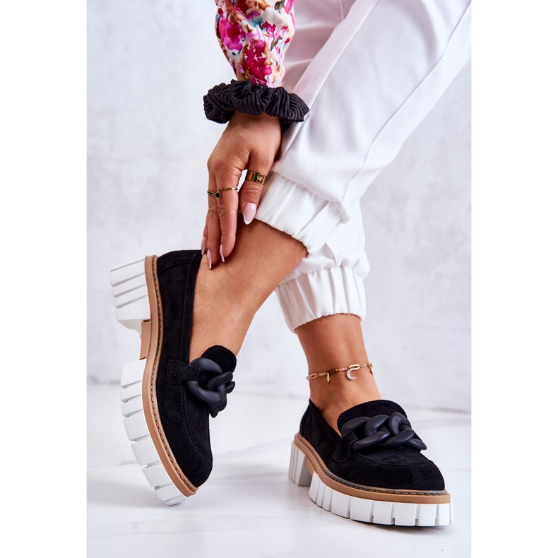 PS1 Mokkahousut mustalla Talisa-koristeella 2