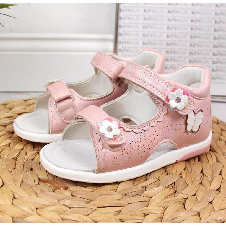 Tarranauhasandaalit kirkkaan pinkki At the American Club vaaleanpunainen 2