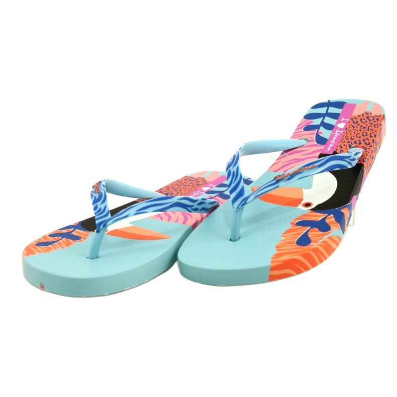 Tukan Flip-flops Ipanema 26635 Sininen / Oranssi vaaleanpunainen 3