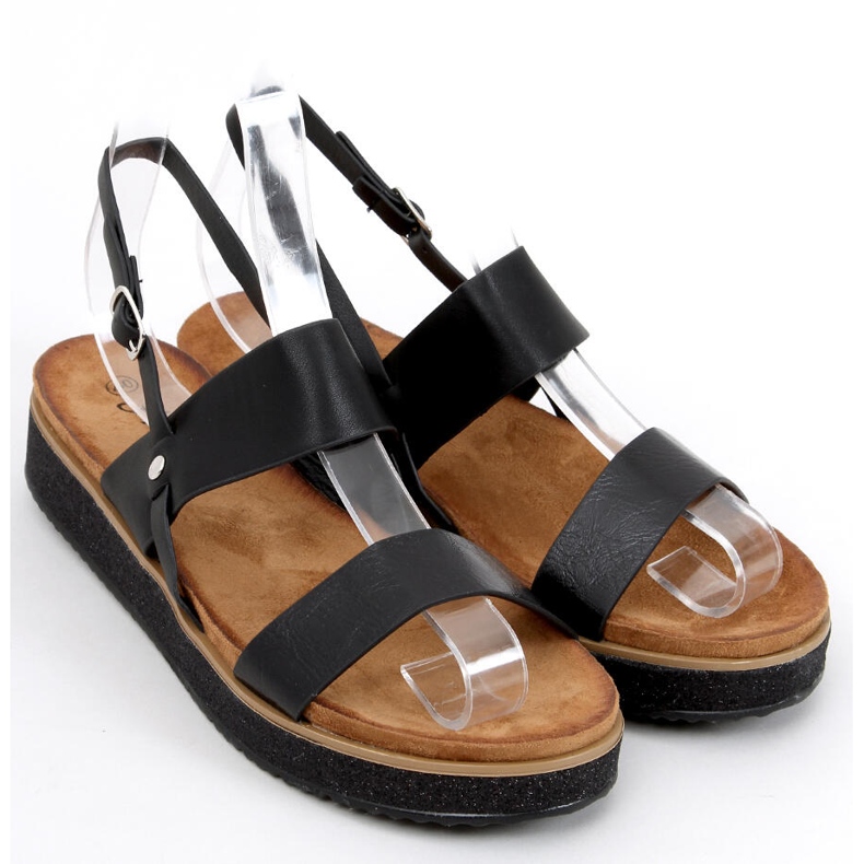 Maiden Black naisten sandaalit musta 1