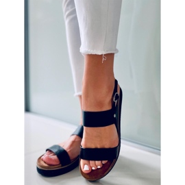 Maiden Black naisten sandaalit musta 2