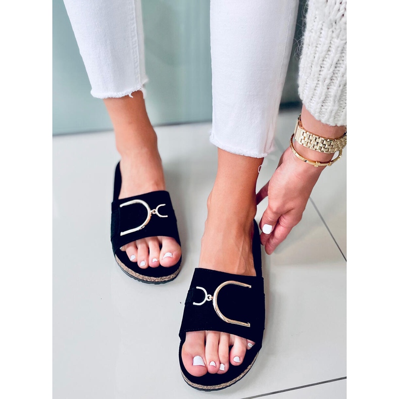 Tara Mustat korkkipohjaiset tossut 1