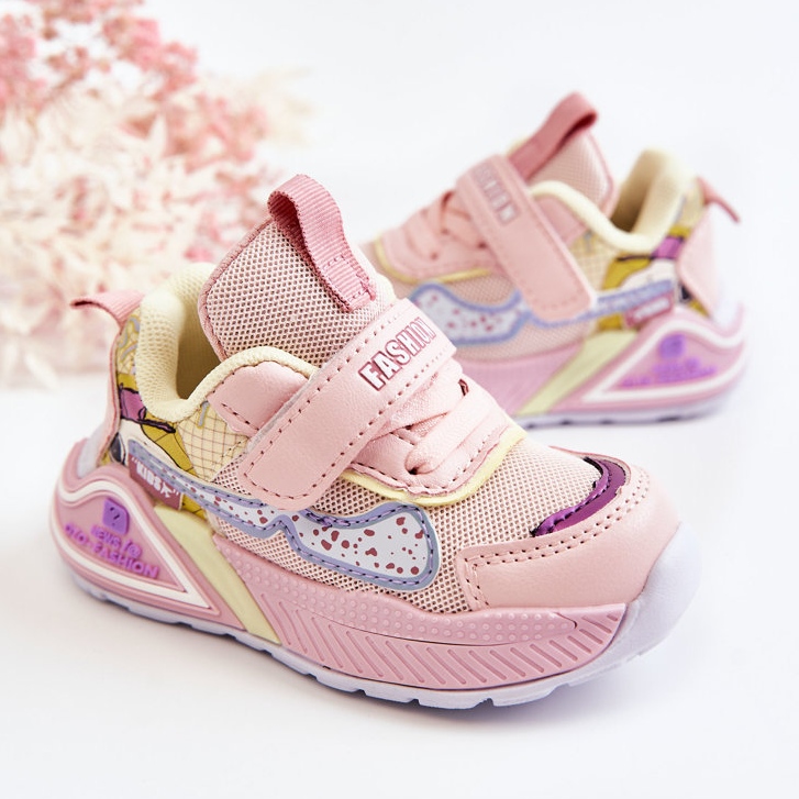 Lasten kevyet urheilukengät Pinkki Snoopy vaaleanpunainen 1