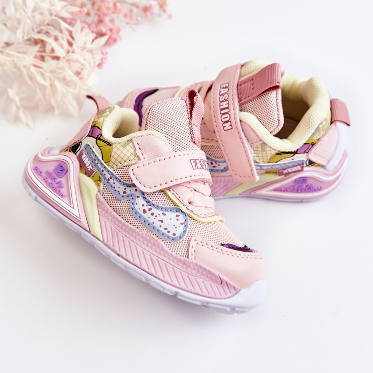 Lasten kevyet urheilukengät Pinkki Snoopy vaaleanpunainen 2