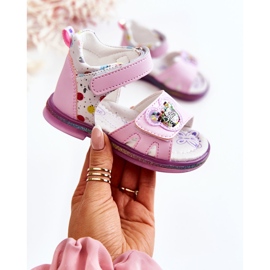 PJ2 Lasten nahkasandaalit Violet Dotty violetti 1