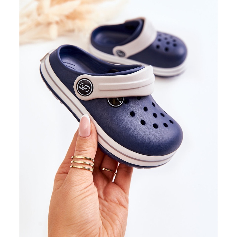 Mukavat lasten tossut Crooks Navy Blue Colly tummansininen 1