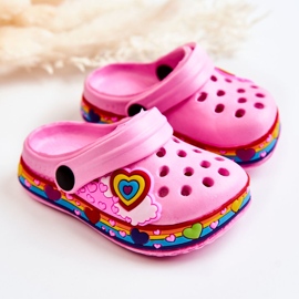Lasten tossut Foam Crocs Pink Charie vaaleanpunainen 2