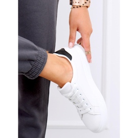 Xina WHITE / BLACK naisten tennarit valkoinen musta 1