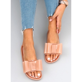 Naisten silikoniset tossut Vinca Pink beige 1