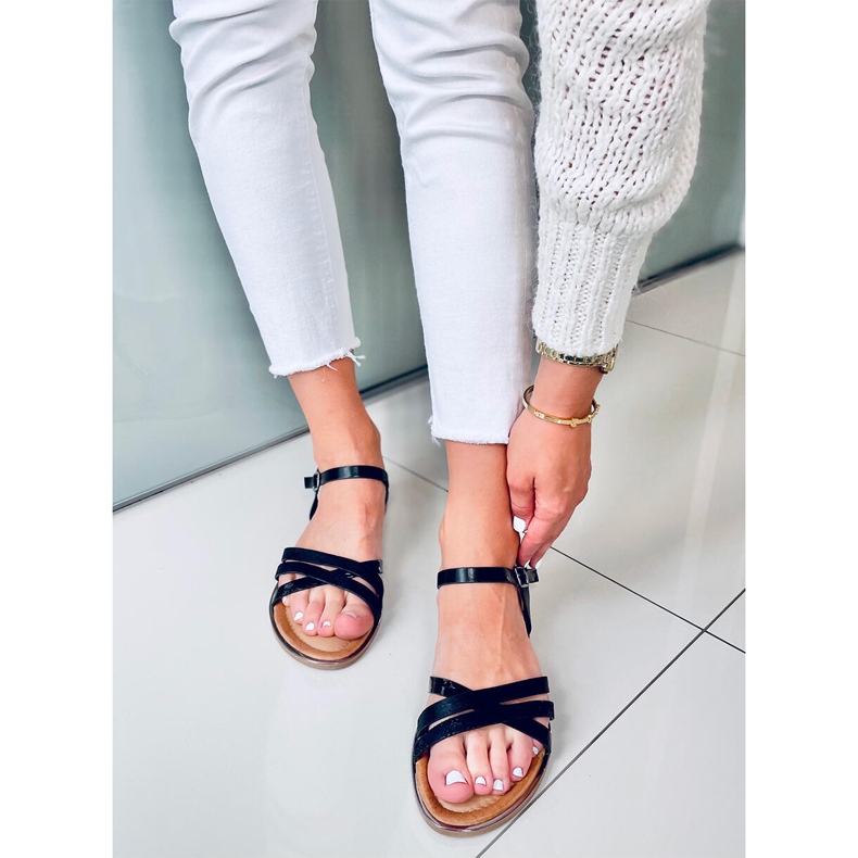 Celia Black naisten sandaalit musta 1