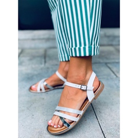 Celia White naisten sandaalit valkoinen 1