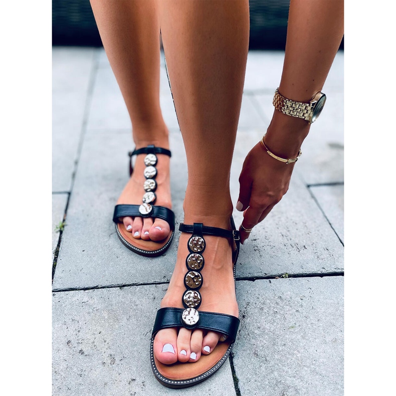 Velma Black naisten sandaalit musta 2