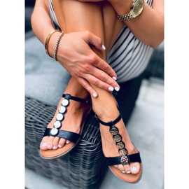 Velma Black naisten sandaalit musta 1