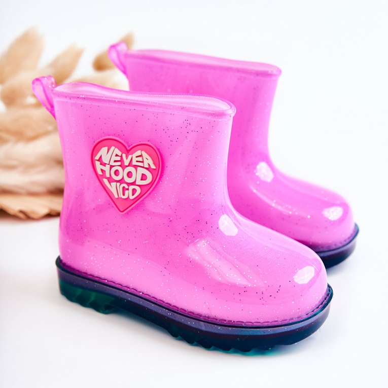 Lasten Brocade Rain Boots Fuksia vaaleanpunainen 1